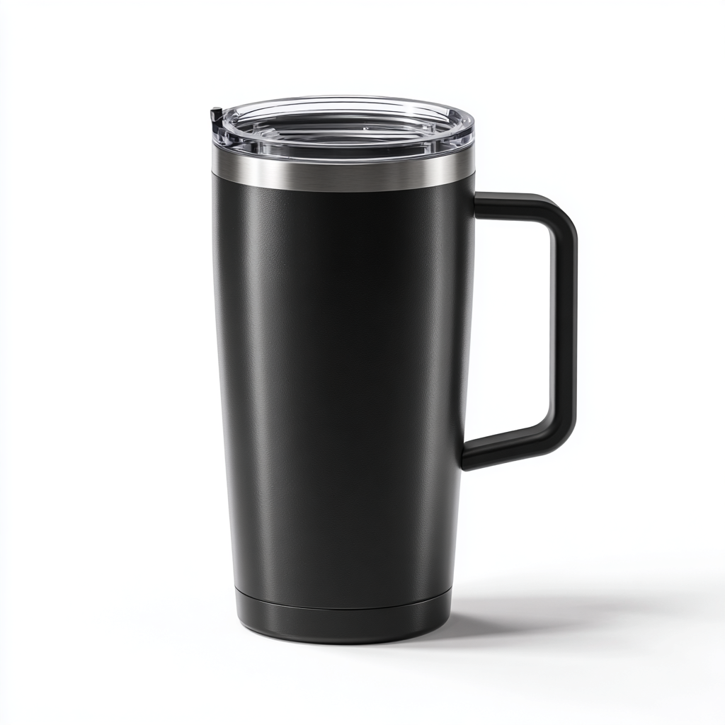 Estix Matte Black Commuter Tumbler - 20oz